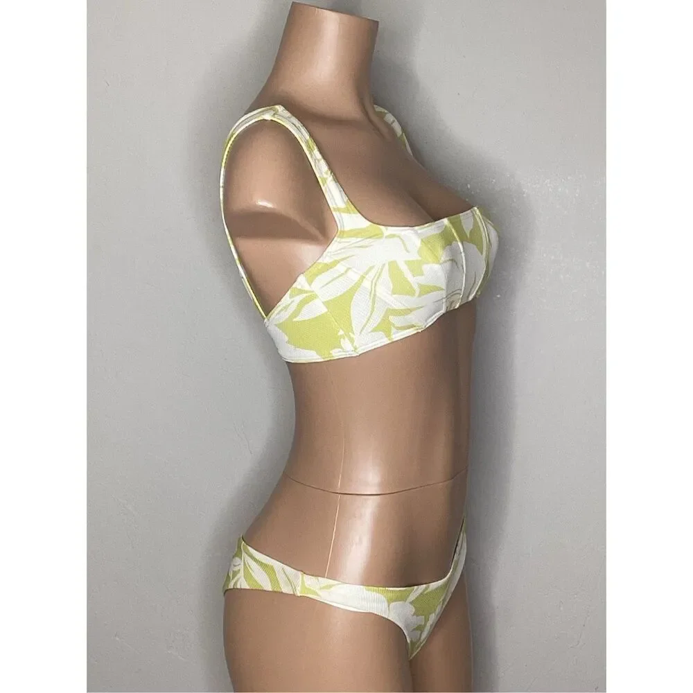 NEW. L*SPACE Havana Blooms teeny bikini. Small. Retails $188